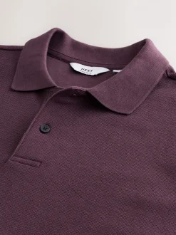 Roze - Regular Fit Textured Smart Polo Shirt