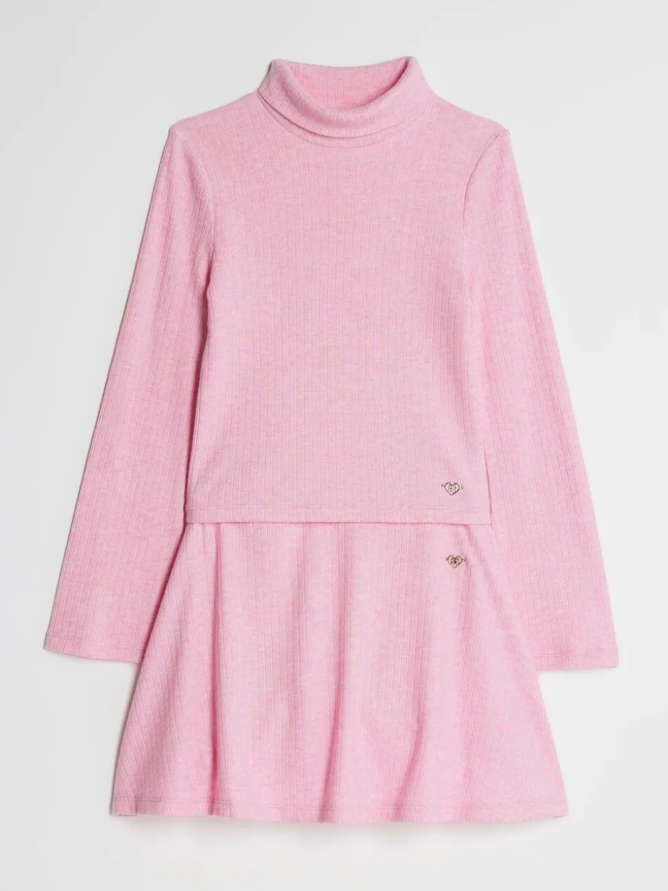 Roze - River Island Girls Cosy Long Sleeve Top and Skort Set
