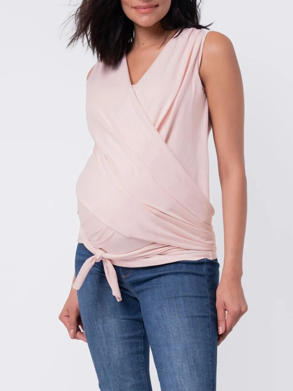 Roze - Seraphine Skin to Skin Babywearing Sleeveless Top