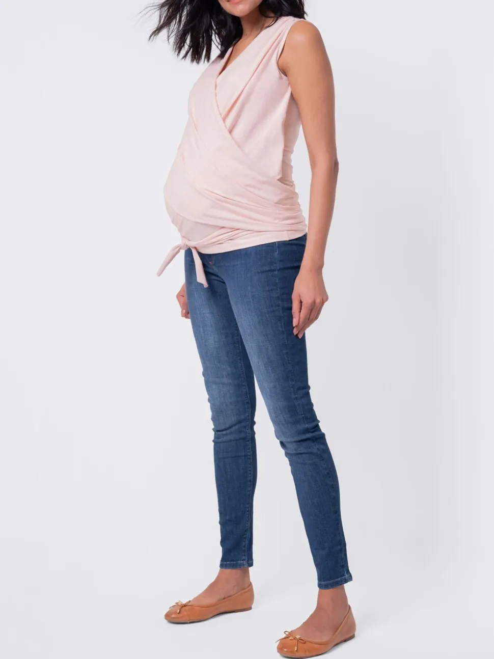 Roze - Seraphine Skin to Skin Babywearing Sleeveless Top