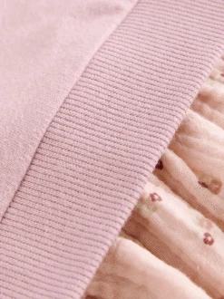 Roze - Set met top met lange mouwen en legging (3 mnd-7 jr)