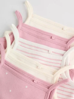 Roze - Set van 5 Baby bodysuits
