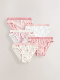 Roze - Set van 5 Bikini Onderbroeken (1.5-16jr)