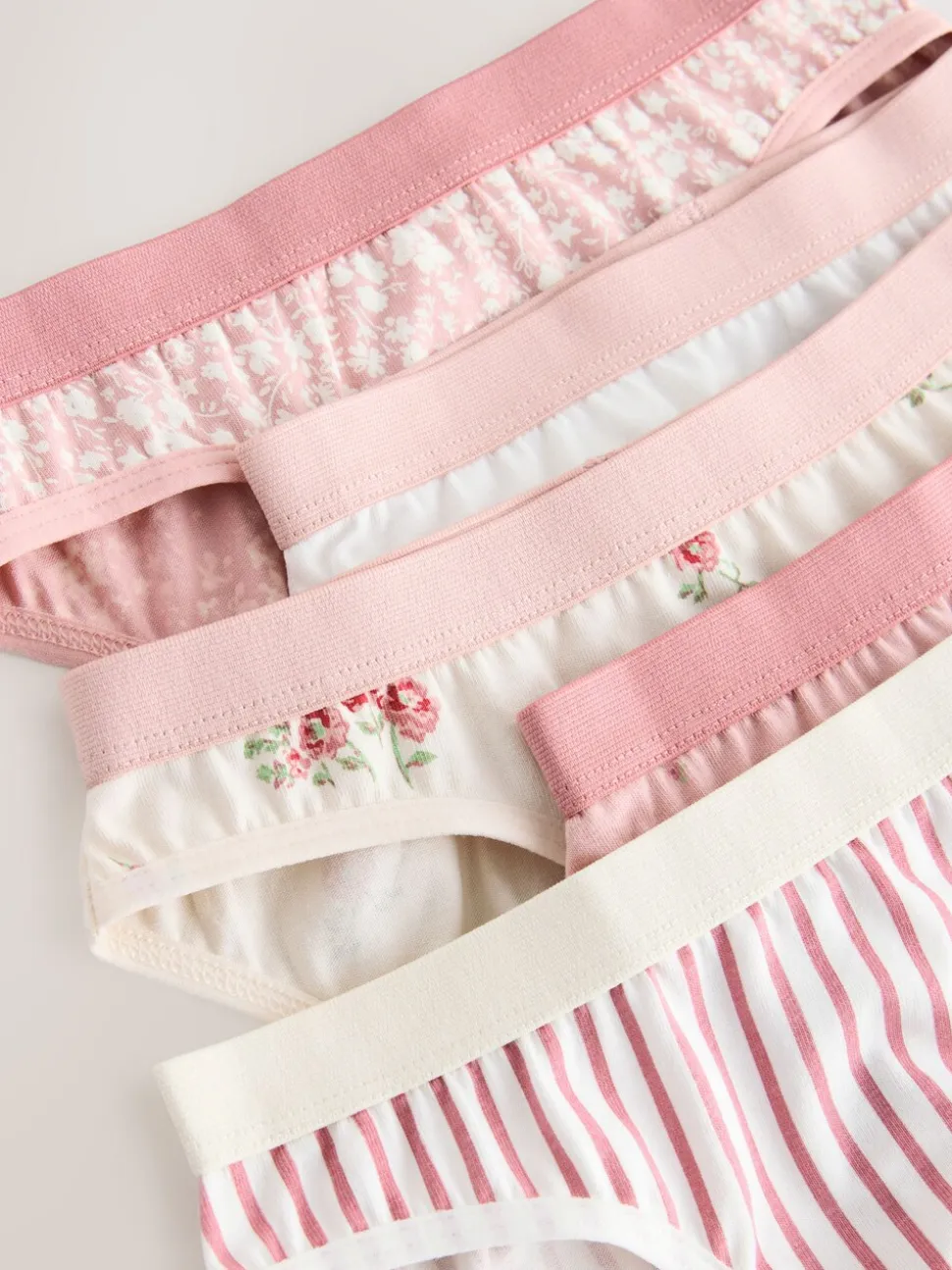 Roze - Set van 5 Bikini Onderbroeken (1.5-16jr)