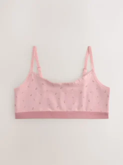 Roze - Set van 3 crop tops (5-16 jr)