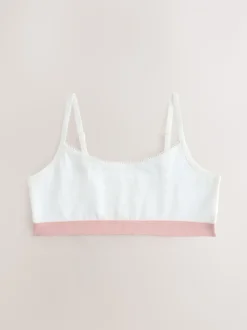 Roze - Set van 3 crop tops (5-16 jr)