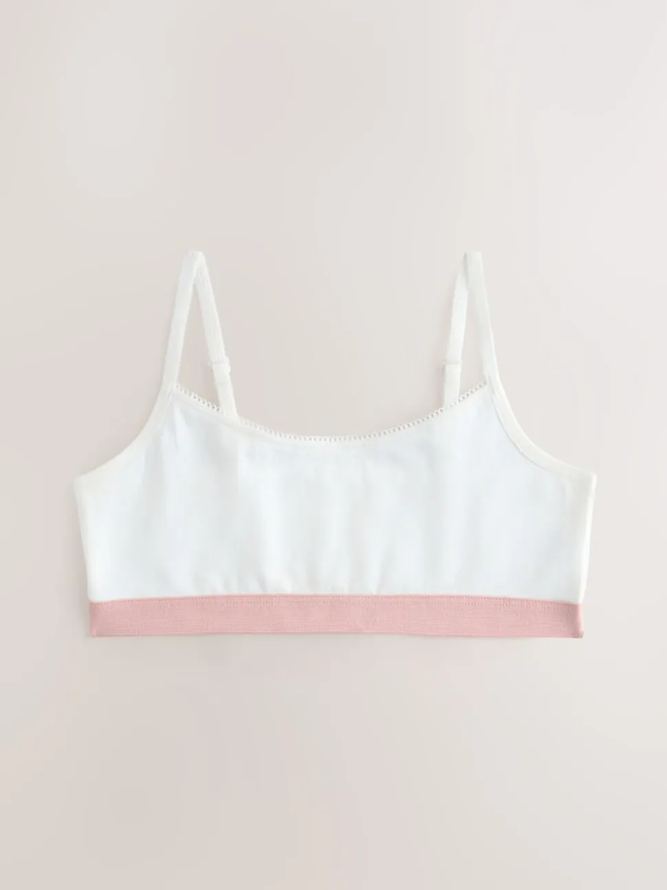 Roze - Set van 3 crop tops (5-16 jr)