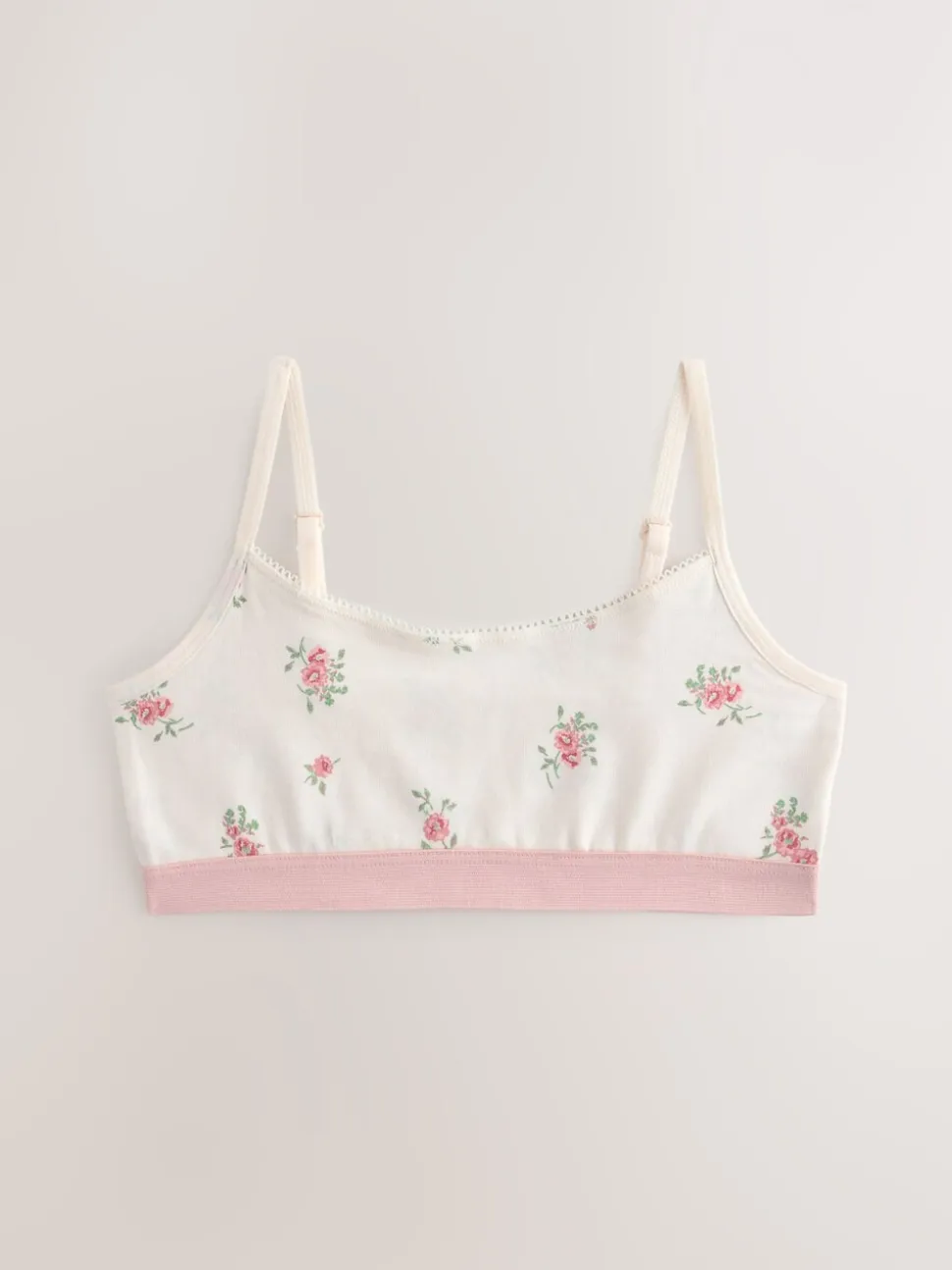 Roze - Set van 3 crop tops (5-16 jr)