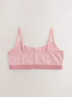 Roze - Set van 3 crop tops (5-16 jr)