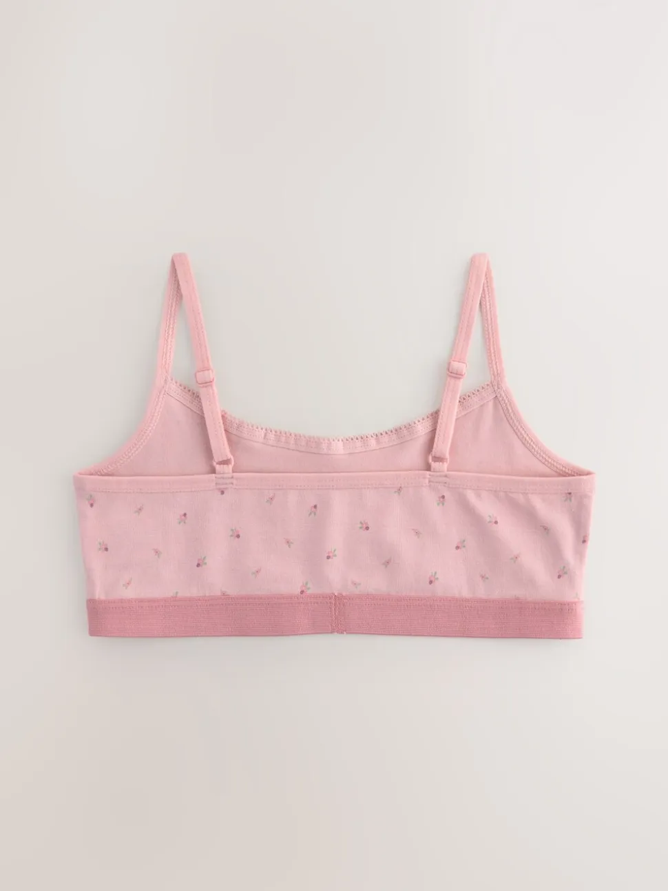Roze - Set van 3 crop tops (5-16 jr)