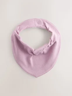 Roze - Set van 5 Dribble babyslabbetjes