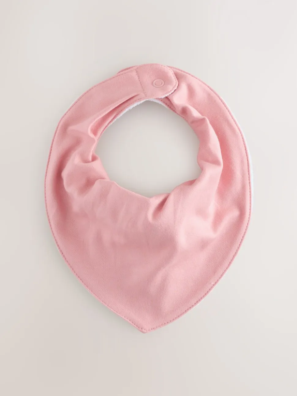 Roze - Set van 5 Dribble babyslabbetjes