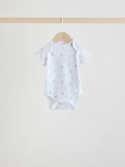 Roze - Short Sleeve Baby Bodysuit