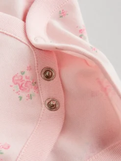 Roze - Short Sleeve Baby Bodysuit
