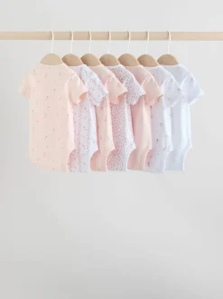 Roze - Short Sleeve Baby Bodysuit