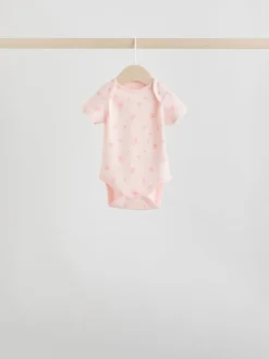 Roze - Short Sleeve Baby Bodysuit