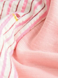 Roze - Short Sleeve Peplum T-Shirt and Wide Leg Trousers Set (3mths-7yrs)