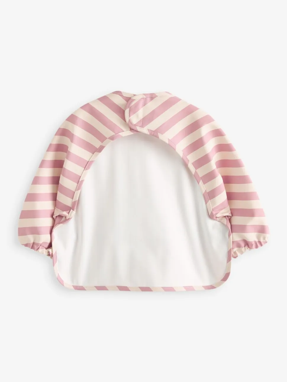Roze - Slabbetje met mouwen voor spenen en voeden