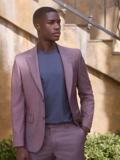 Roze - Slim Fit Signature Cerutti 100% Italian Wool Suit Jacket