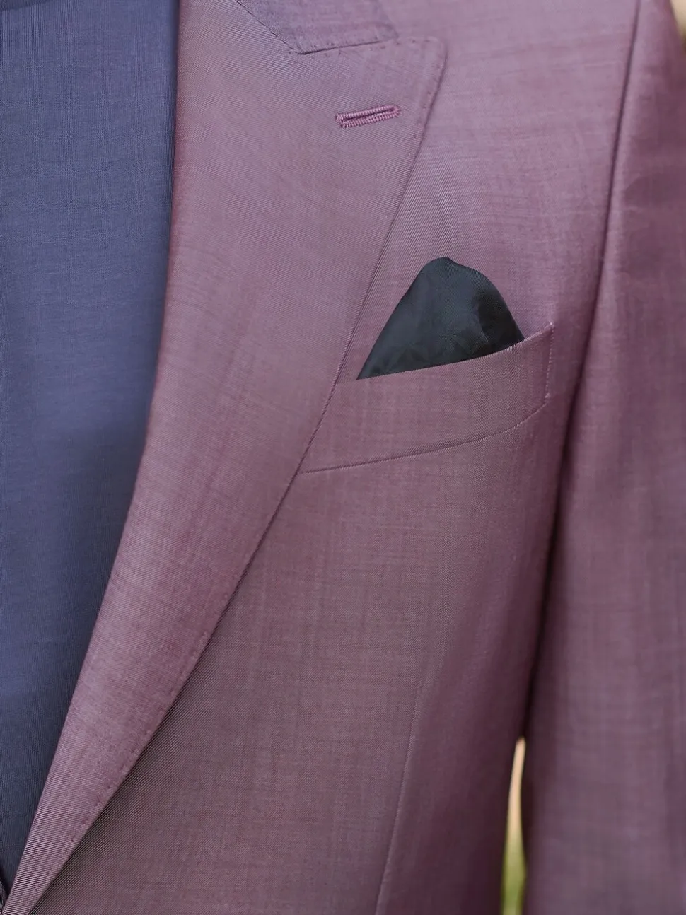 Roze - Slim Fit Signature Cerutti 100% Italian Wool Suit Jacket