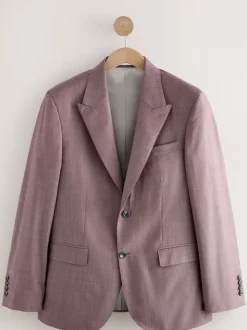 Roze - Slim Fit Signature Cerutti 100% Italian Wool Suit Jacket