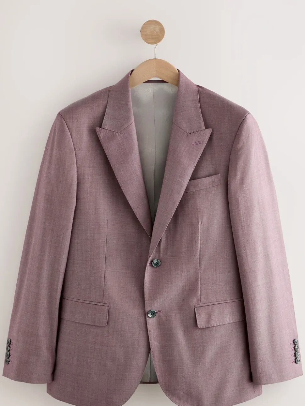 Roze - Slim Fit Signature Cerutti 100% Italian Wool Suit Jacket