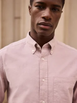 Roze - Soft Touch Oxford Long Sleeve Shirt