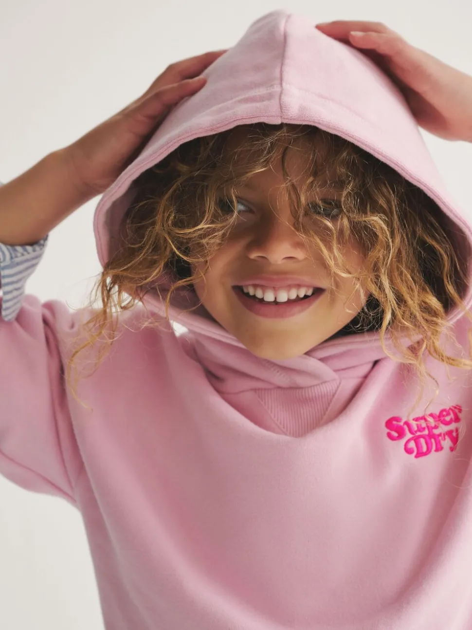Roze - Superdry Essentials-hoodie
