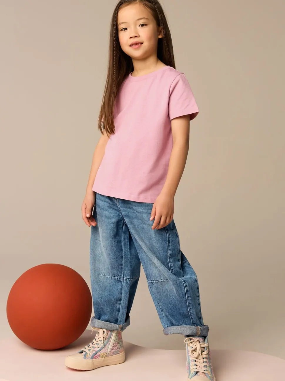 Roze - T-shirt (3-16 jr)