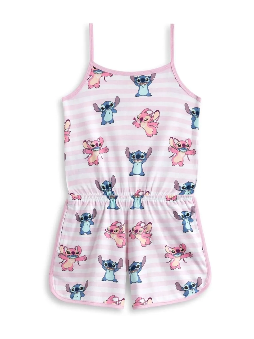 Roze - Vanilla Underground Disney Stitch mouwloos speelpakje voor meisjes