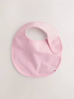 Roze - Verpakking met 5 babyslabbetjes
