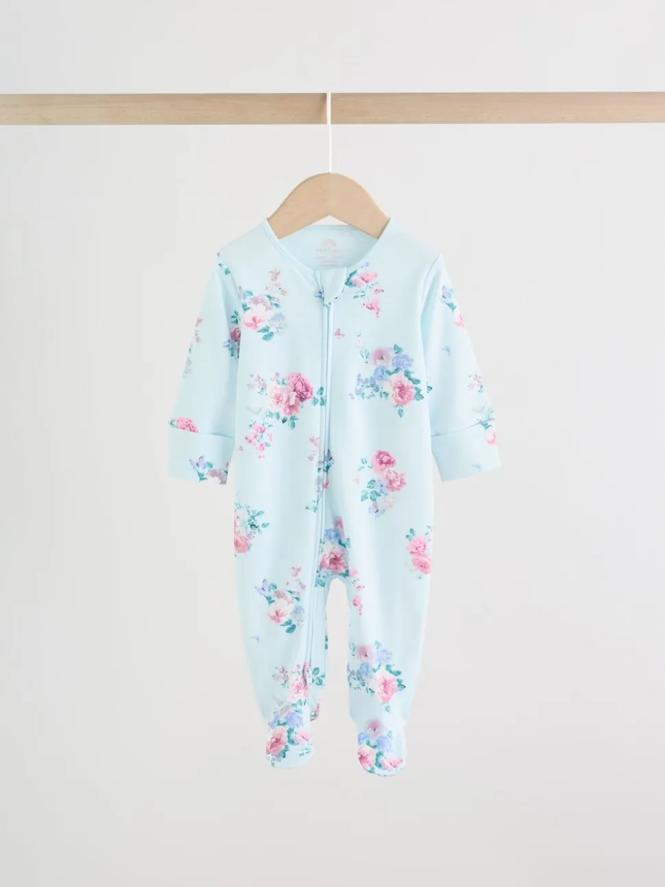 Roze - Verpakking van 3 babypyjama's met tweewegrits (0-2 jr)