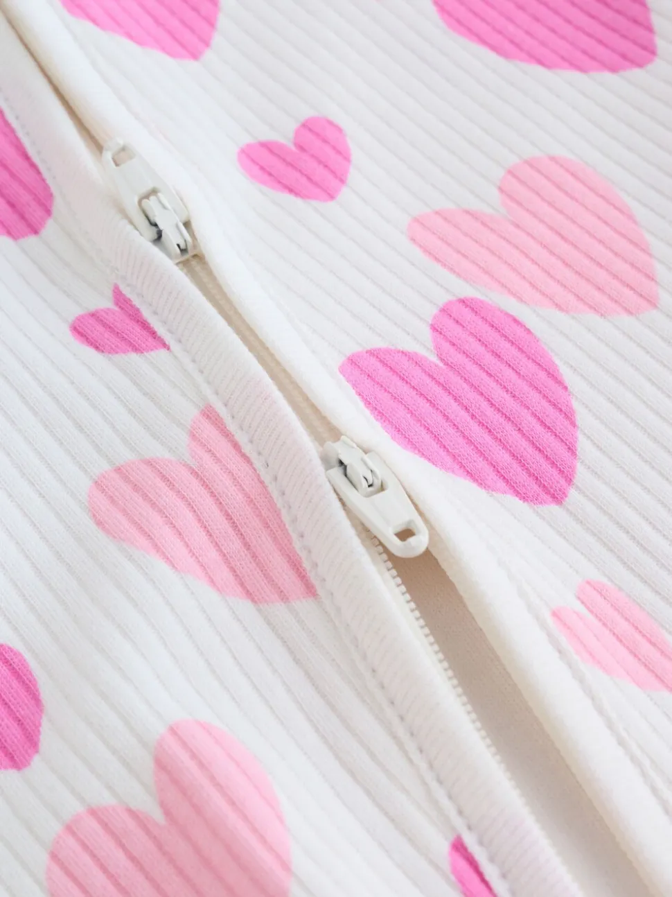 Roze - Verpakking van 3 babypyjama's met tweewegrits (0-2jr)