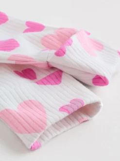 Roze - Verpakking van 3 babypyjama's met tweewegrits (0-2jr)