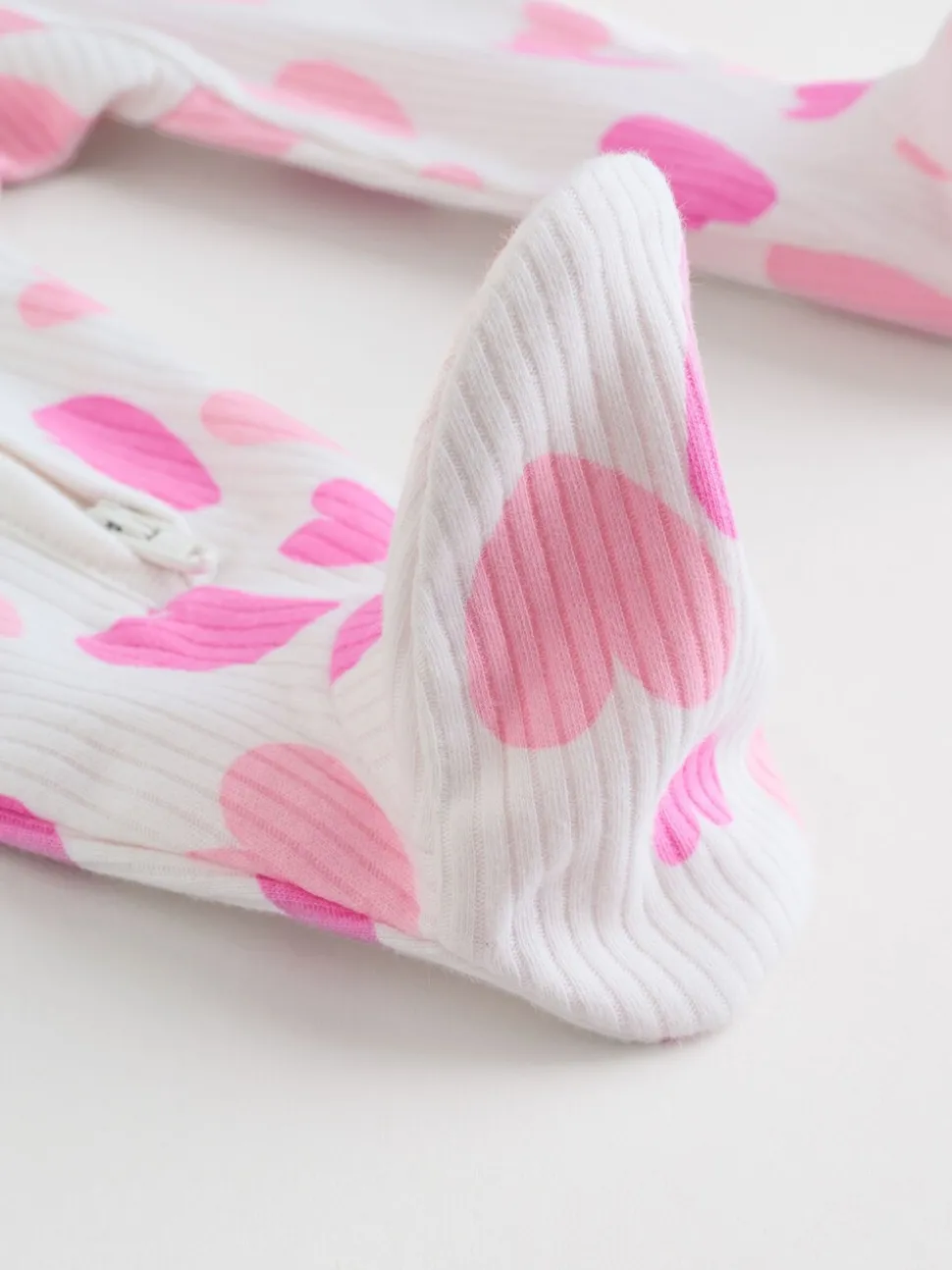 Roze - Verpakking van 3 babypyjama's met tweewegrits (0-2jr)