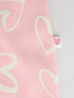 Roze - Verpakking van 4 Baby pyjama's met tweewegrits en Print (0mnd -3jr)