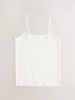 Roze - Verpakking van 3 cami topjes met bandjes en print (1,5 - 16 jr)