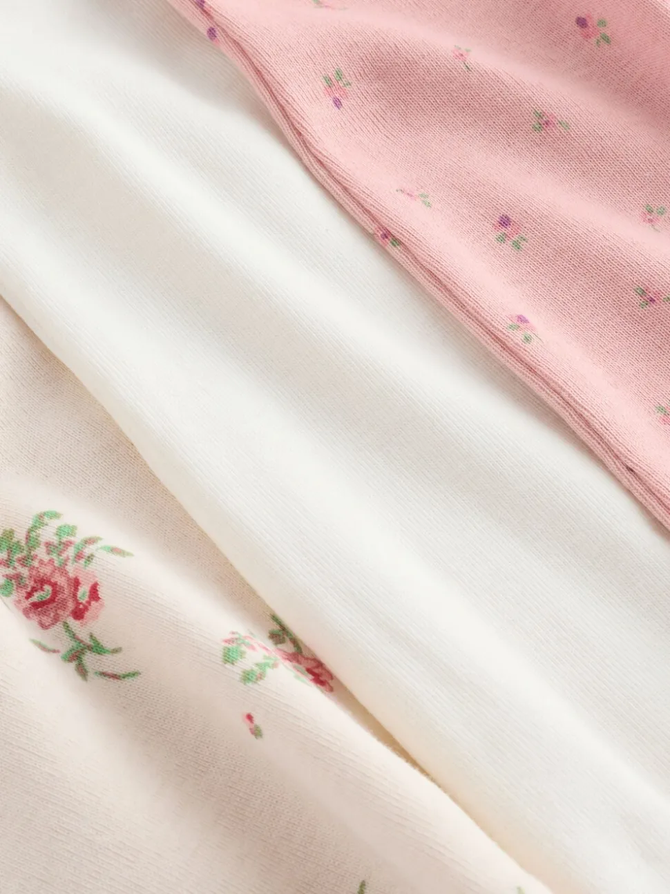 Roze - Verpakking van 3 cami topjes met bandjes en print (1,5 - 16 jr)