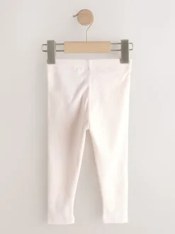 Roze - Verpakking van 5 geribbelde Leggings (3mnd -7jr)