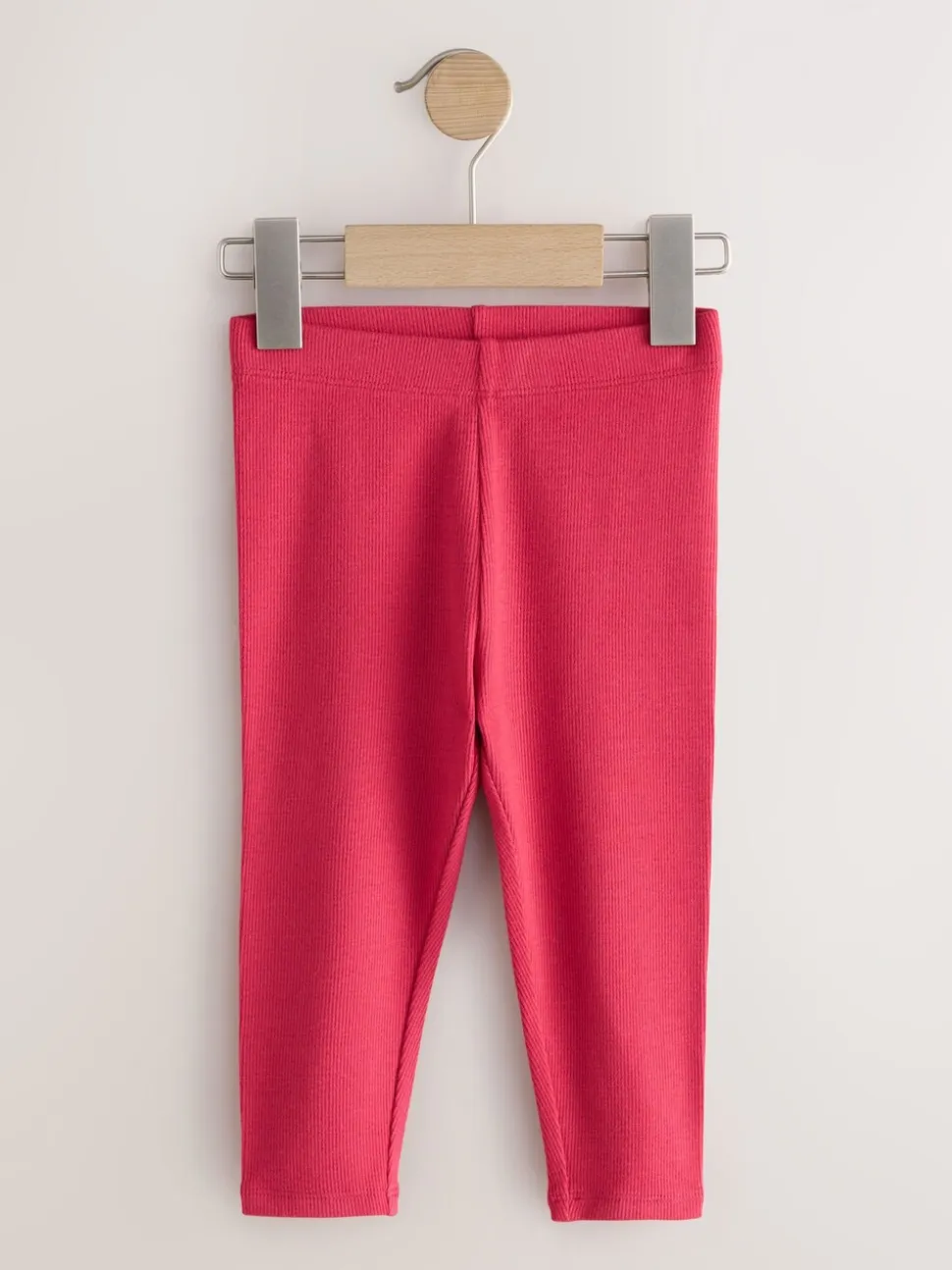 Roze - Verpakking van 5 geribbelde Leggings (3mnd -7jr)