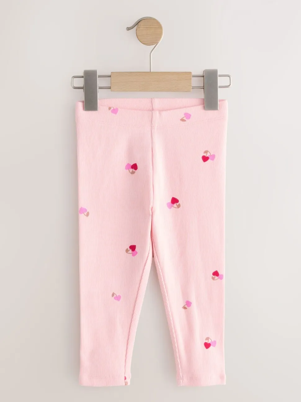 Roze - Verpakking van 5 geribbelde Leggings (3mnd -7jr)