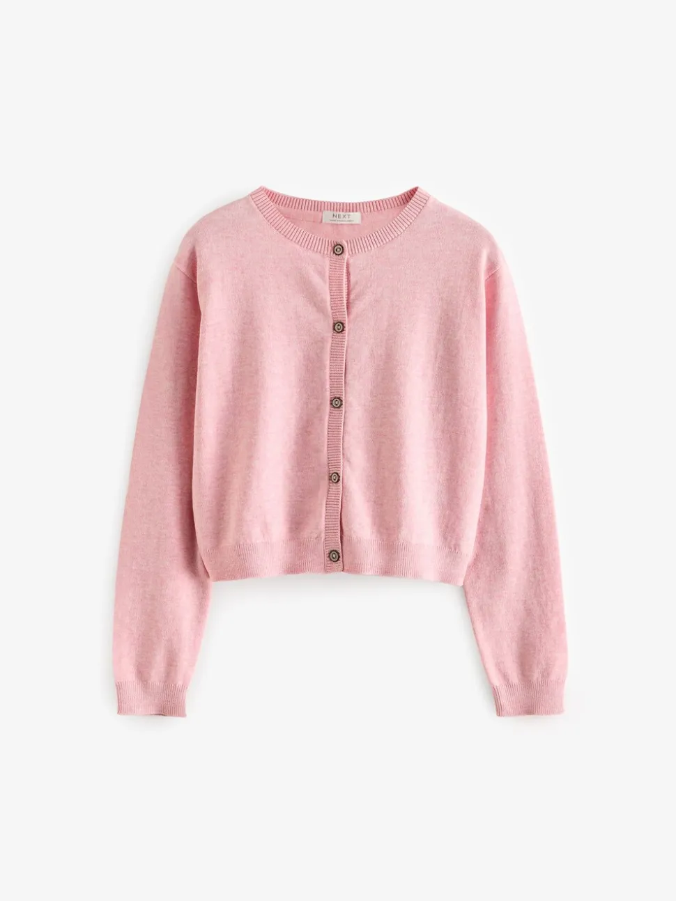 Roze - Vest met knopen 3jr-16jr (3mnd-16jr)