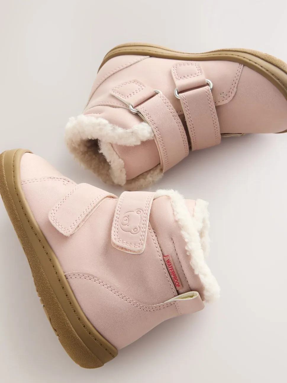 Roze - Waterdichte Boots met klittenbandsluiting
