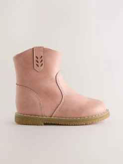 Roze - Western enkellaarsjes