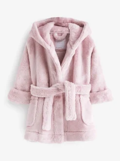Roze - Zacht aanvoelende fleece kamerjas (9 mnd-16 jr)