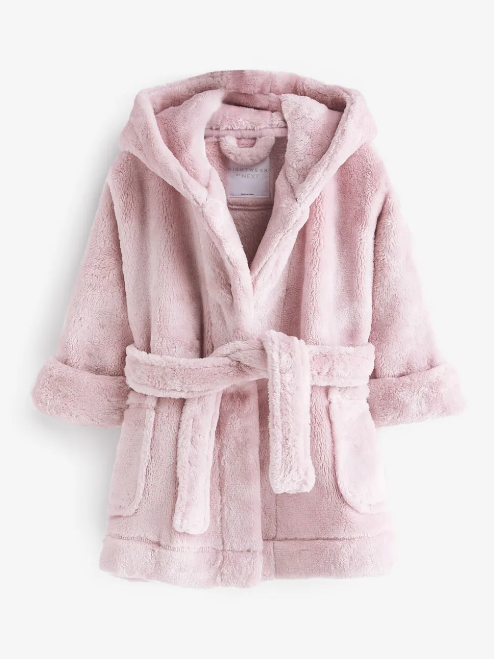 Roze - Zacht aanvoelende fleece kamerjas (9 mnd-16 jr)