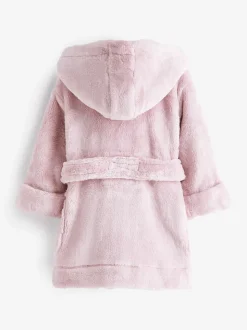 Roze - Zacht aanvoelende fleece kamerjas (9 mnd-16 jr)