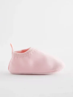 Roze - Zwembabyschoenen met sok (0-24 mnd)
