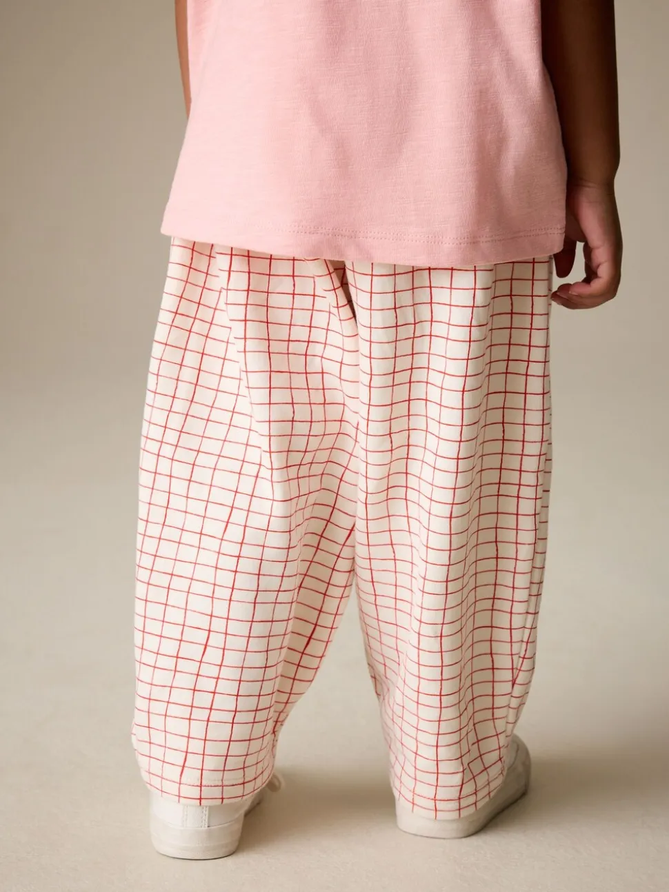 Roze aardbei - Embellished Barrel Trousers (3mths-7yrs)
