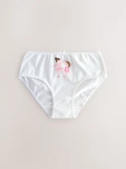 Roze ballerina - Verpakking van 7 onderbroeken (1,5-12 jr)